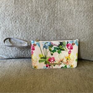 Betsey Johnson Floral Print Wristlet Clutch
